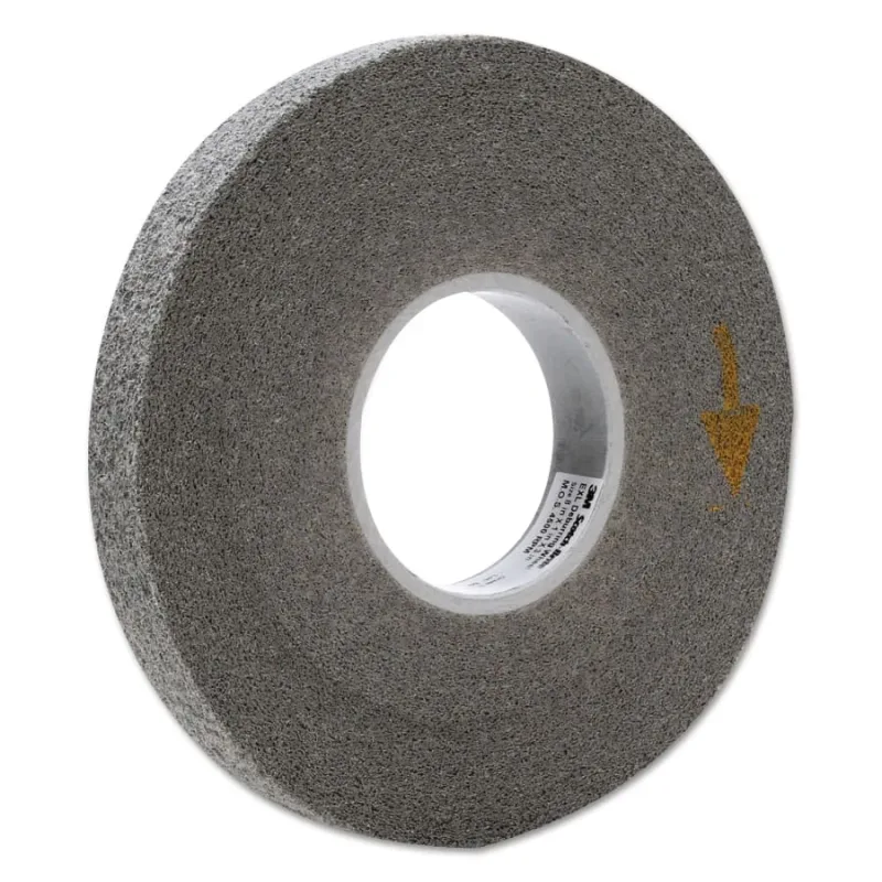EXL Deburring Wheel, 8 in x 3 in, Fine, Silicon Carbide, 4500 RPM