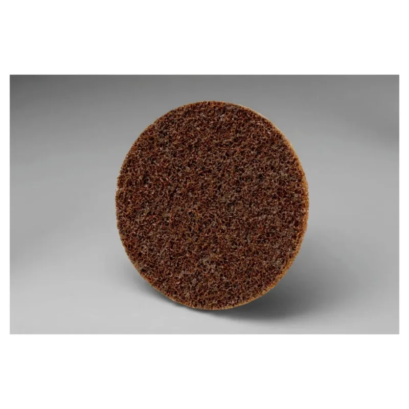 Roloc™ Surface-Conditioning Disc, 3 in, TR, Medium, Aluminum Oxide, 18000 rpm, Maroon