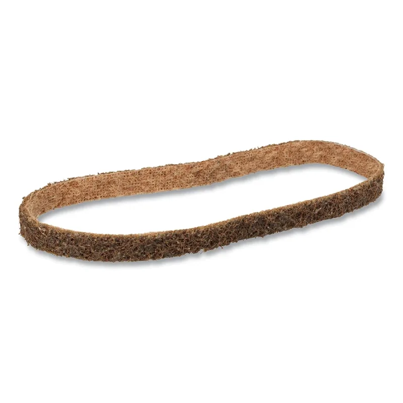 Surface Conditioning Belt, 1/2 in x 18 in, Coarse, Brown