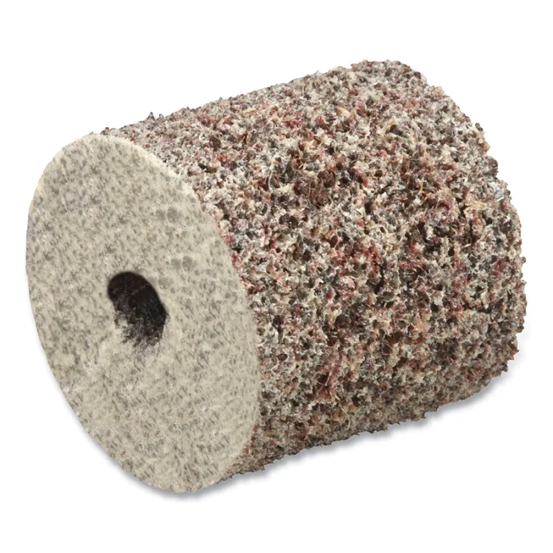 EXL Unitized Deburring Wheels, 1X1X3/16, Coarse, Aluminum Oxide