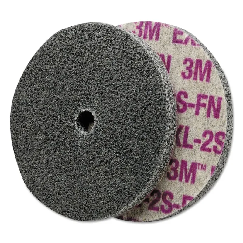 EXL Unitized Deburring Wheel, 3 in x 3/8 in, Fine, Silicon Carbide, 12100 rpm