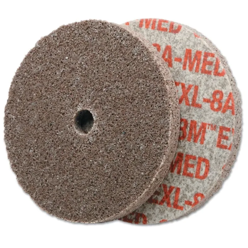 EXL Unitized Deburring Wheel,3X3/8, Fine, 18100rpm, Silicon Carbide