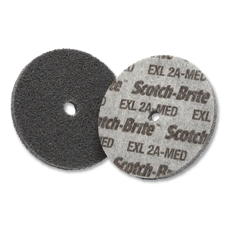 EXL Unitized Deburring Wheel, 3 X 1/4, Medium, Aluminum Oxide