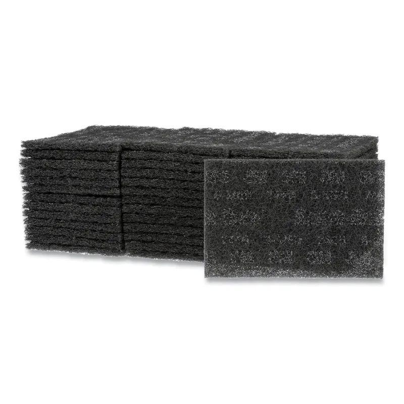 Hand Pad, 7446B, Medium, Silicon Carbide, Gray, 40 EA/CA