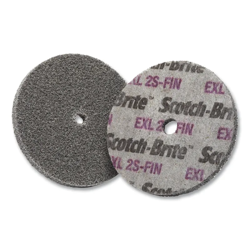 EXL Unitized Wheel, XL-UW, 2S Fine, 4 in dia x 1/4 in W x 3/8 in Center Hole, 8500 RPM