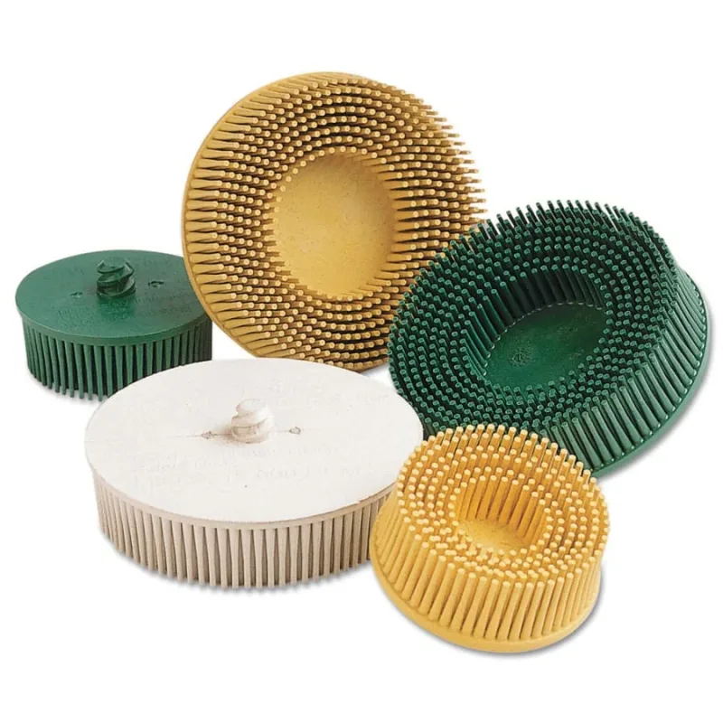 Roloc™ Bristle Disc, 2 in x 5/8 in, TR, 50 Grit, Ceramic Abrasive Grain, 25000 rpm, Green (405-048011-18730) - additional view 1