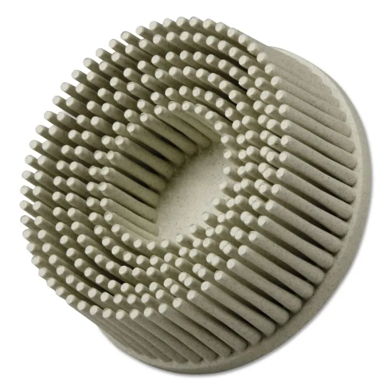 Roloc™ Bristle Disc, 3 in dia x 5/8 in Arbor dia, 120 Grit, 25000 rpm, Ceramic Aluminum Oxide
