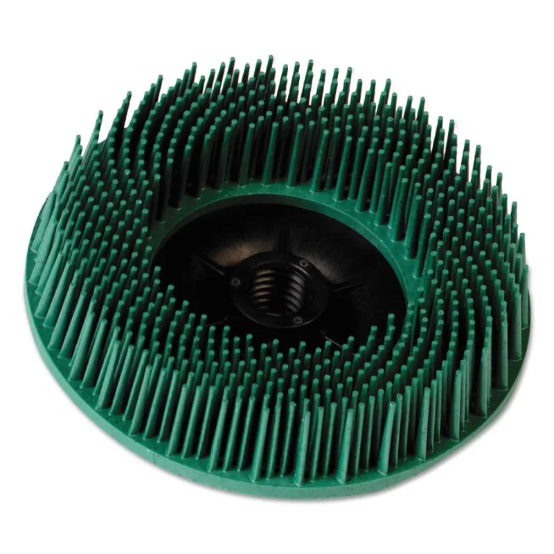 Bristle Disc, 4-1/2 in, 120, 12,000 RPM, White
