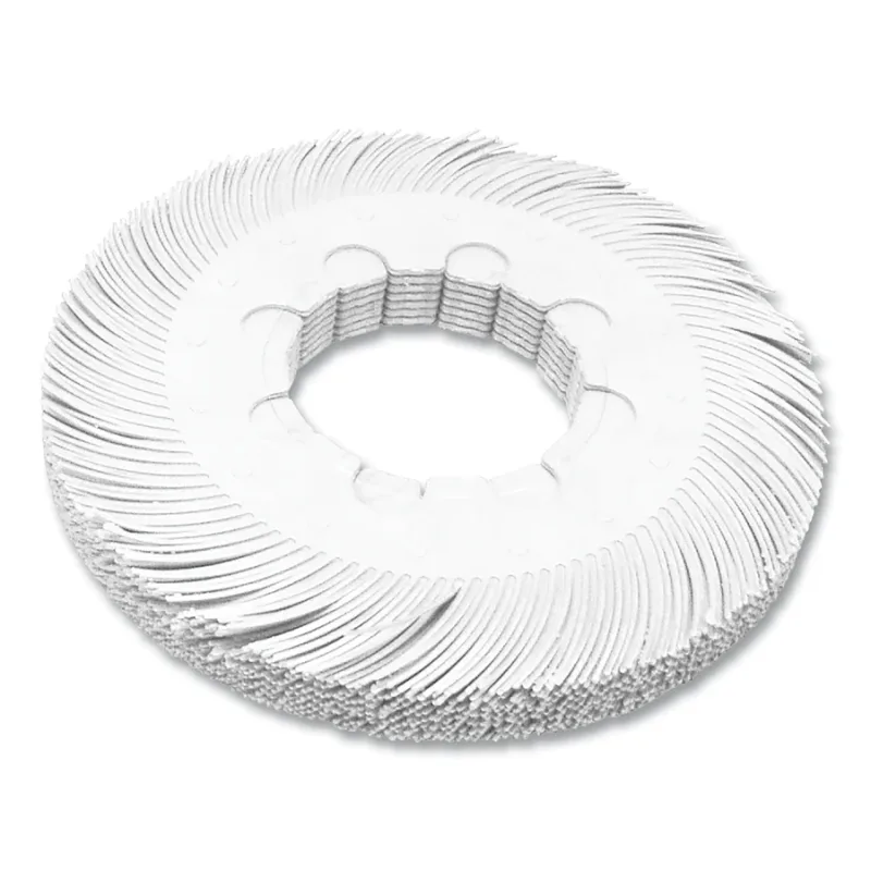 Scotch-Brite™ Radial Bristle Brush Replacement Disc, 120 Grit, T-C, White, 7-5/8 in dia
