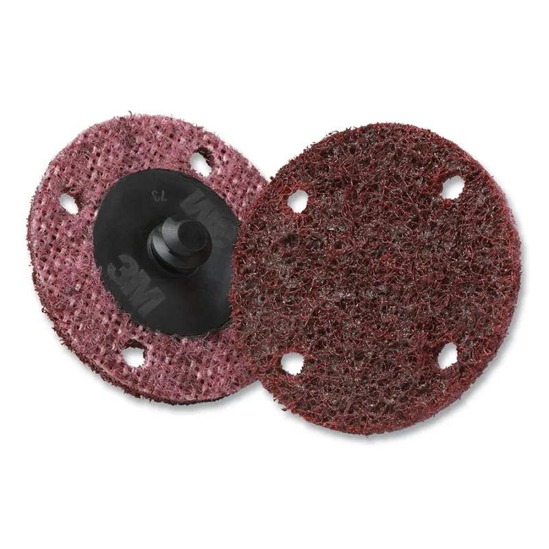 Roloc™ Surface Conditioning Disc, 2 in dia, 25000 RPM, Aluminum Oxide, Maroon, 200 EA/CA
