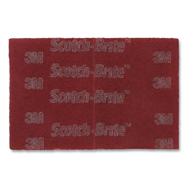 Hand Pad, 7447 PRO, Very Fine, Aluminum Oxide, Maroon, 60 EA/CA
