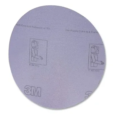 Hookit™ 360L Film Disc, Aluminum Oxide, 5 in dia x NH, P800, Die 500X, Hook-and-Loop, 12000 RPM