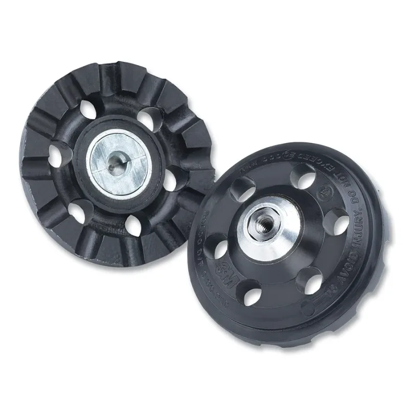 Roloc™ D/F Cool Running Disc Pads, 4 in dia, 3/8 in-24 Thread size