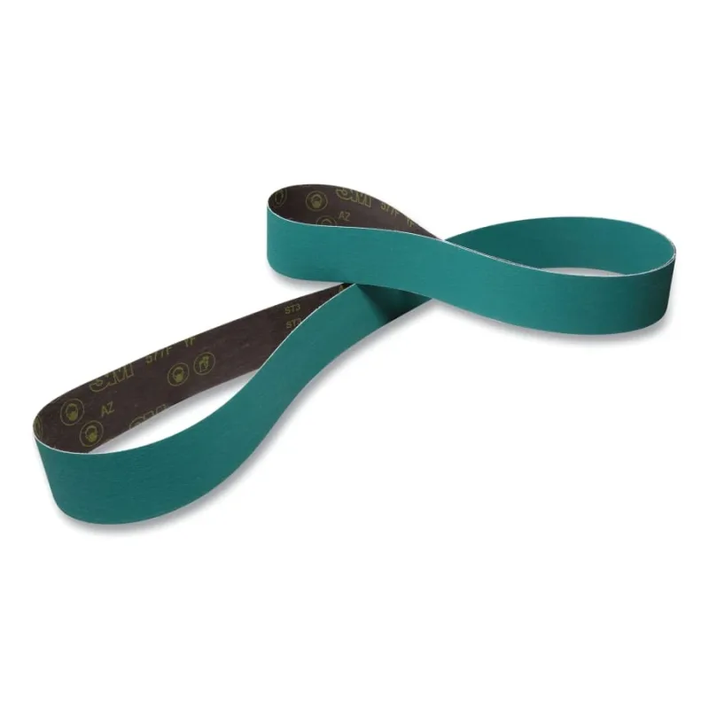 Cloth Belt, 577F, YF-Weight, 3/4 in W x 18 in L, 60 Grit, Alumina Zirconia, Fabri-Lok/Full-Flex