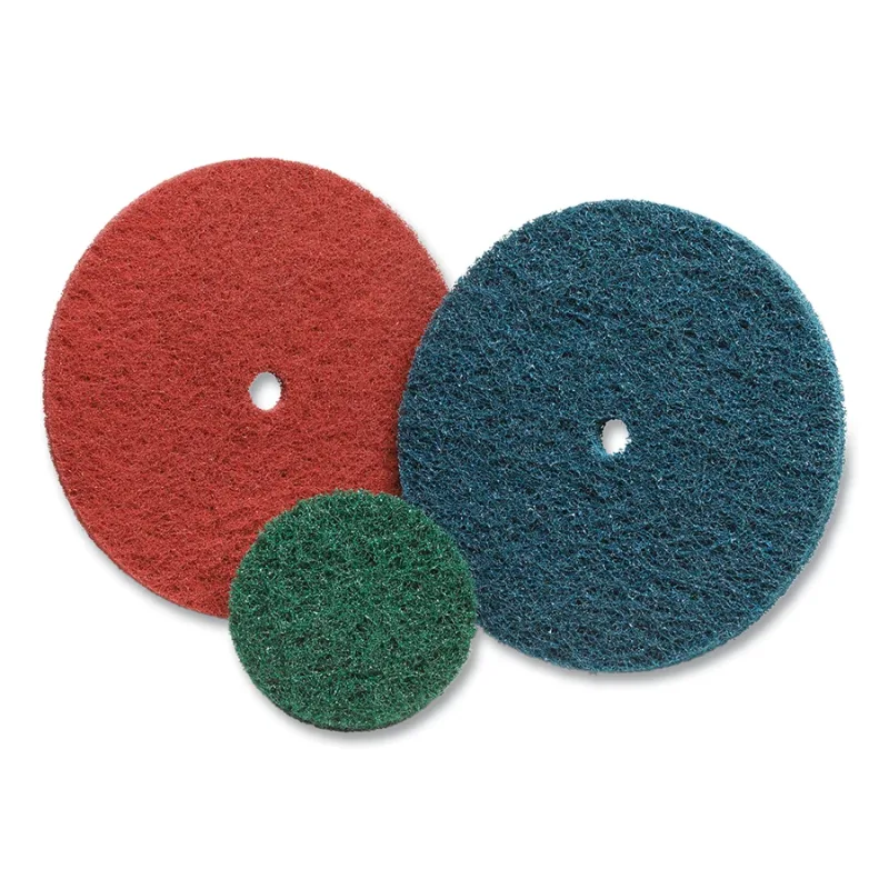 Buff and Blend HS Disc, 6 in dia x 1/2 in Arbor, Aluminum Oxide, Very Fine