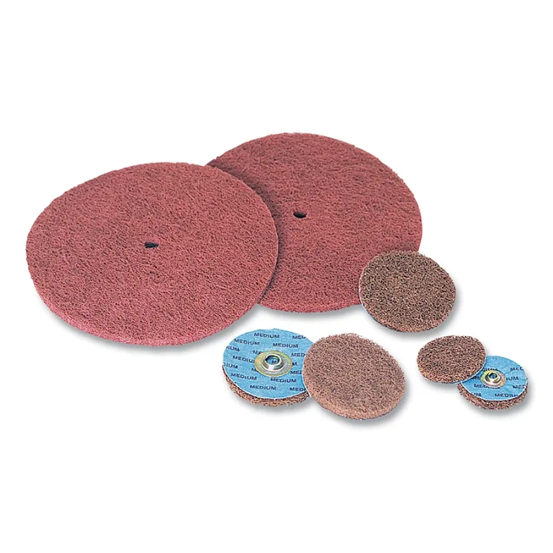 Buff and Blend GP Disc, 8 in dia x 1/2 in Arbor, Aluminum Oxide, Very Fine