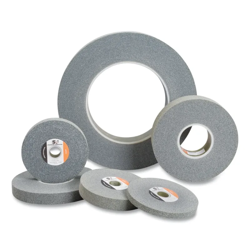 Deburring Wheel, 8 in dia, Fine, 4500 rpm, Silicon Carbide
