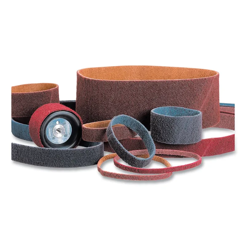 Surface Conditioning RC Belt, 0.5 in W, 18 in L, Medium, Maroon