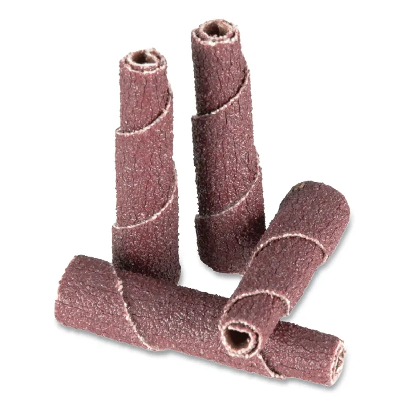 A/O Straight Cartridge Roll, 3/8 in dia, 1-1/2 in L, 1/8 in Arbor, 40 Grit