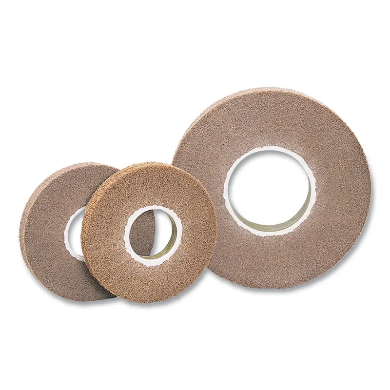 Buff and Blend HS Flap Brush, 12 in dia, Medium, 2500 RPM