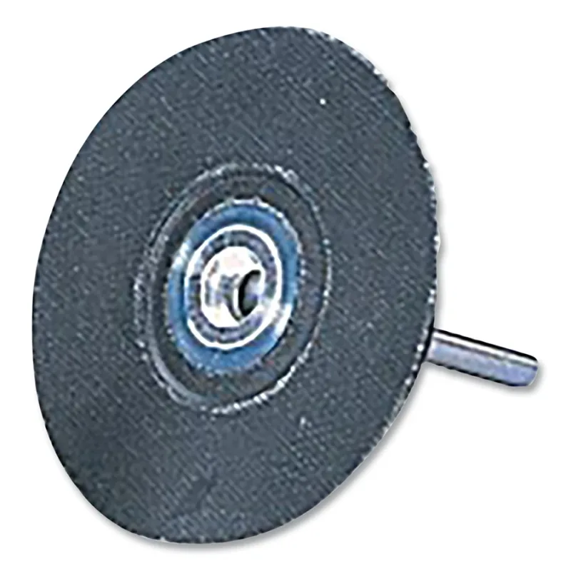 Resin Fiber Medium Holder Pad, 7 in dia, Threaded Mount, Medium Density, 8600 rpm