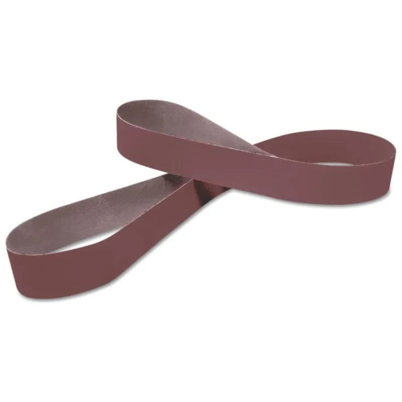 Cloth Belt, 341D, X-Weight, 3 in W x 21 in L, 40 Grit, Aluminum Oxide, Lap-Unskived/Single-Flex