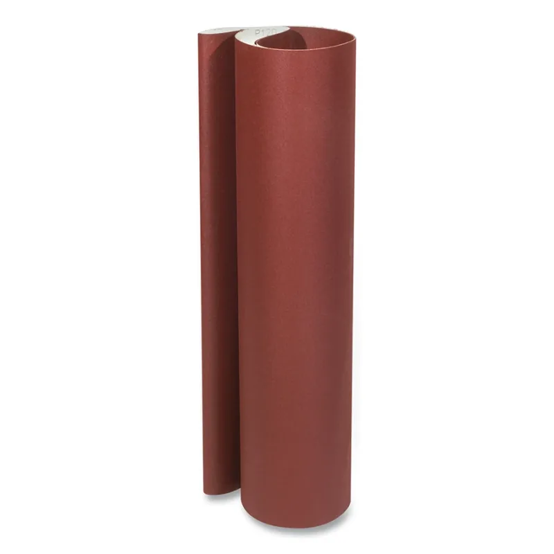 Cloth Belt, 340D, X-Weight, 52 in W x 75 in L, P120 Grit, Aluminum Oxide, Film-Lok/Single-Flex