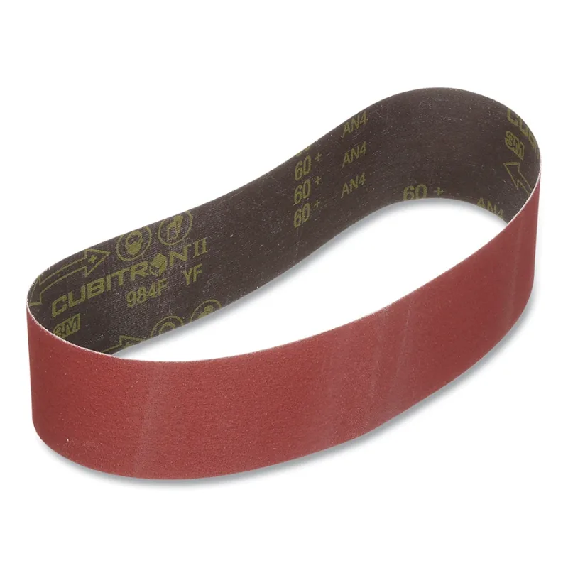 Cubitron™ II Cloth Belt 984F, 6 in W, 78-3/4 in L, 36+ Grit, Precision Shaped Ceramic