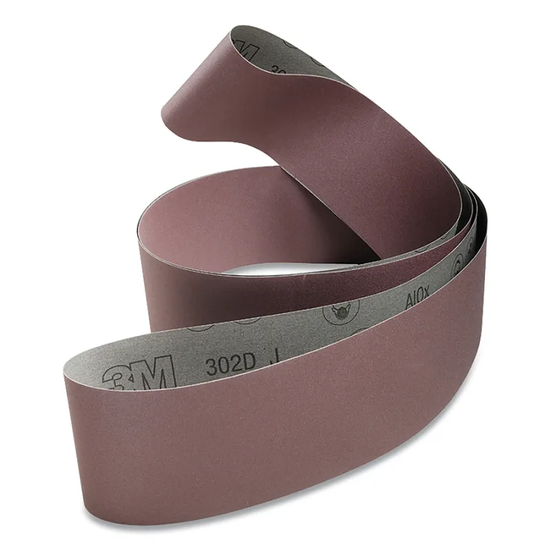 Cloth Belt, 302D, J-Weight, 1 in W x 132 in L, P220 Grit, Aluminum Oxide, Film-Lok/Full-Flex