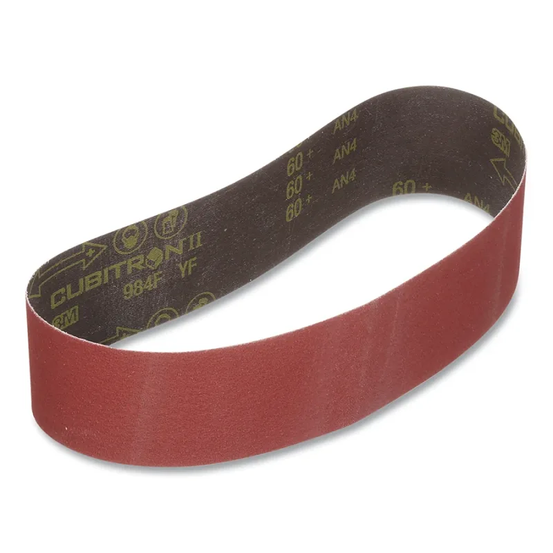 Cubitron™ II Cloth Belt 984F, 6 in W, 79 in L, 36+ Grit, Precision Shaped Ceramic