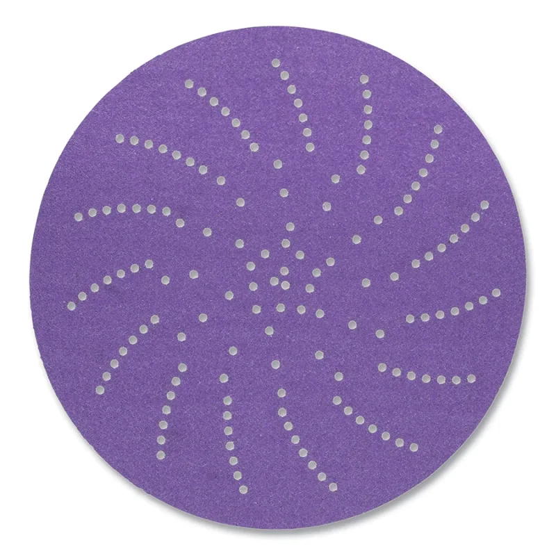 Xtract™ Cubitron™ II Hookit™ Clean Sanding Paper Disc 732U, Precision-Shaped Ceramic, 5 in dia x NH, 80+ Grit, Die 500LG