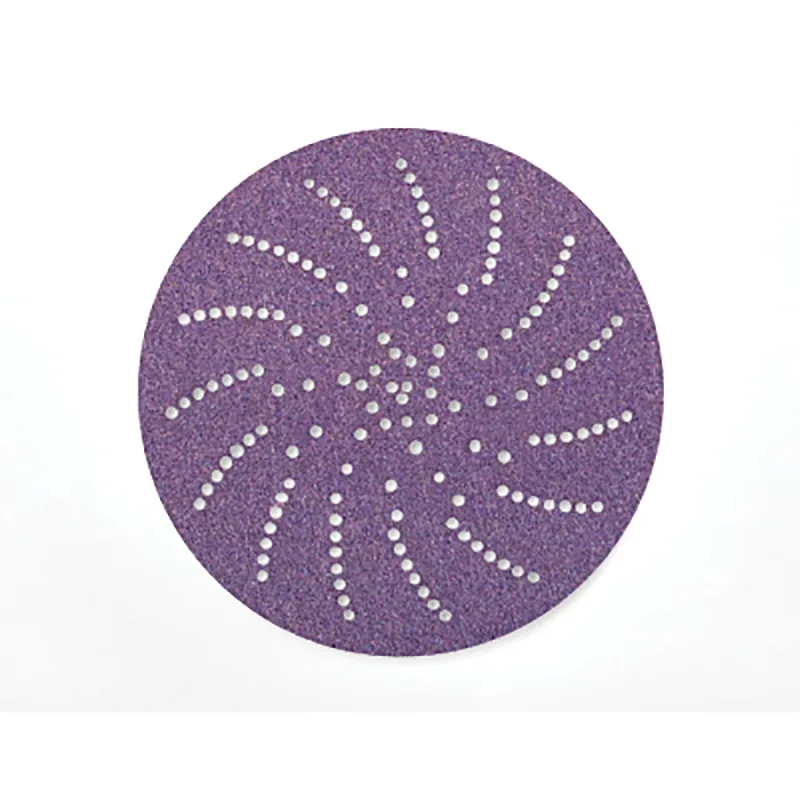 Xtract™ Cubitron™ II Hookit™ Clean Sanding Paper Disc 732U, Precision-Shaped Ceramic, 5 in dia x NH, 120+ Grit, Die 500LG