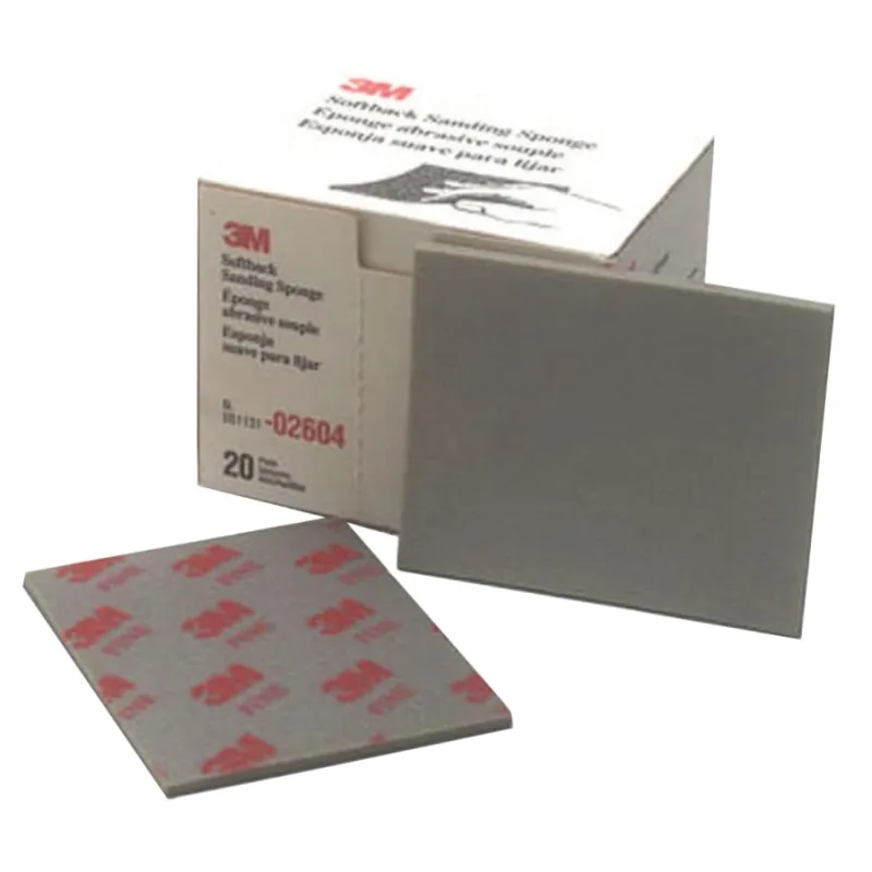 Softback Sanding Sponge, 4-1/2 in x 5-1/2 in, Microfine, 1200/1500 Grit, Wet or Dry