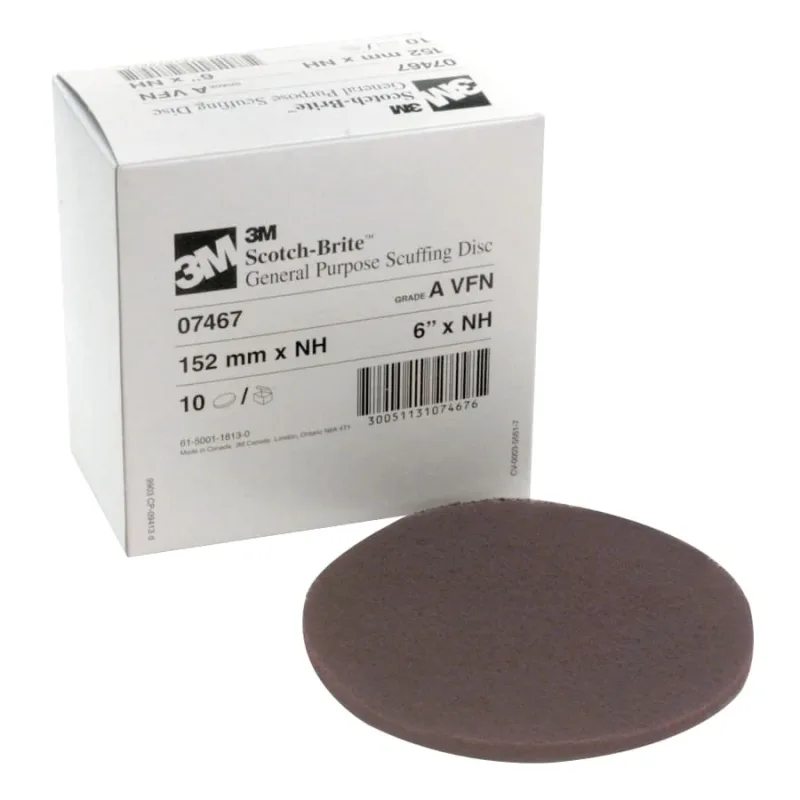 Scuffing Discs, 6", 4000 rpm, Maroon