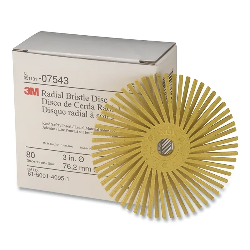 RADIAL BRISTLE DISC RB-ZB, 80 3" X 3/8