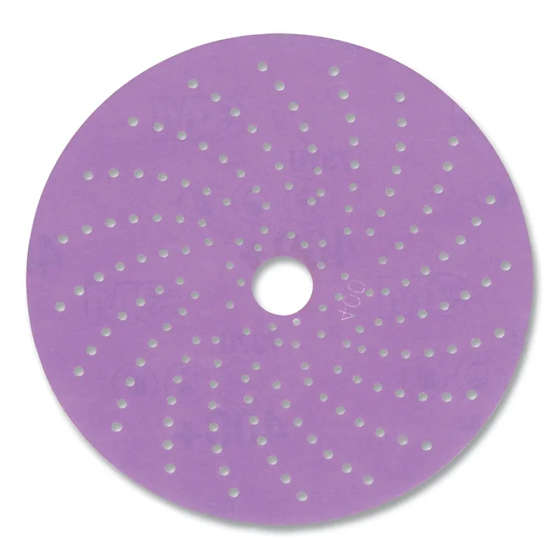 Cubitron™ II Hookit™ Clean Sanding Abrasive Disc, 737U, Precision Shaped Ceramic, 6 in dia, 320+ Grade