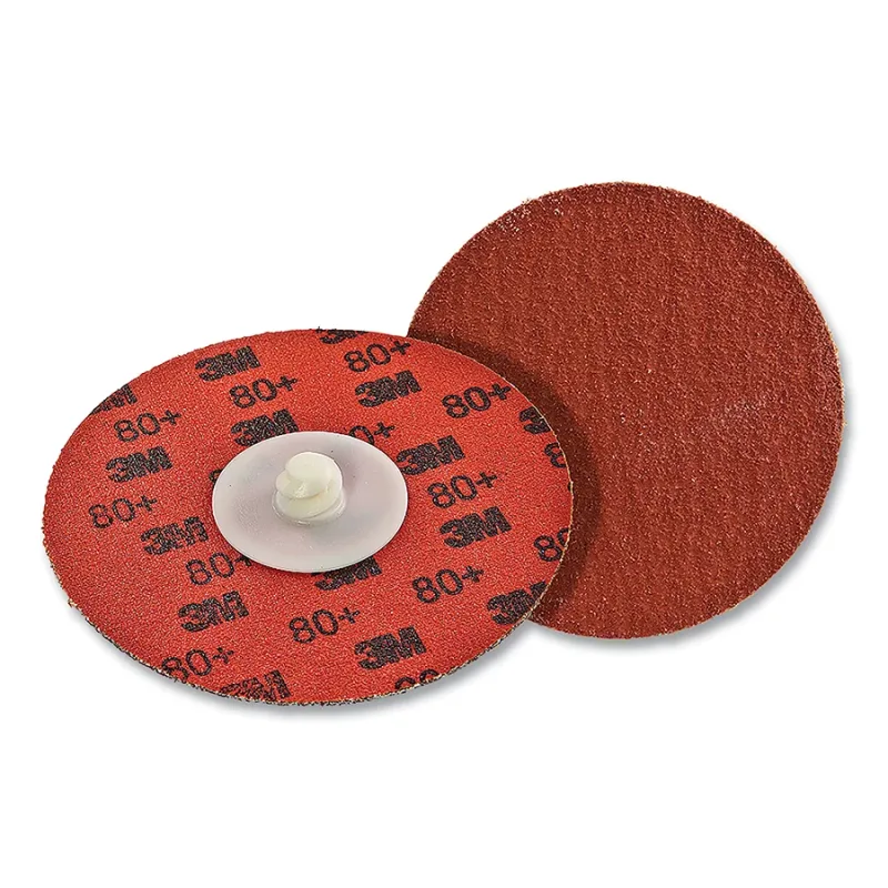 Cubitron™ II Roloc™ Durable Edge Disc 984F, Precision Shaped Ceramic, YF-Weight, 2 in dia, 80+, TR, Die R200P