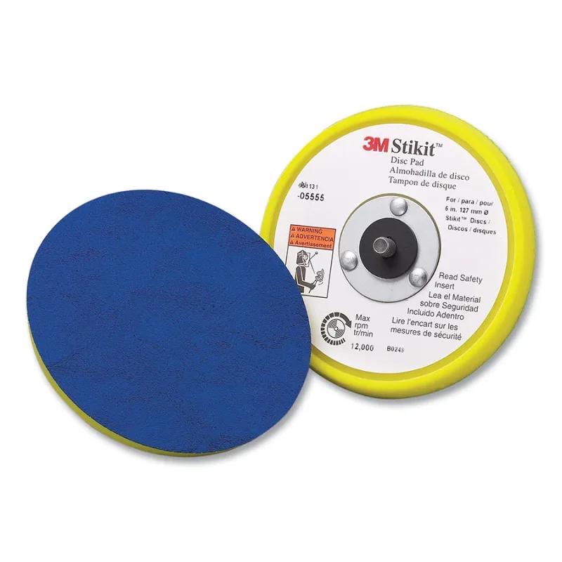 Stikit™ Low Profile Disc Pad, 5 in dia, Extra Hard