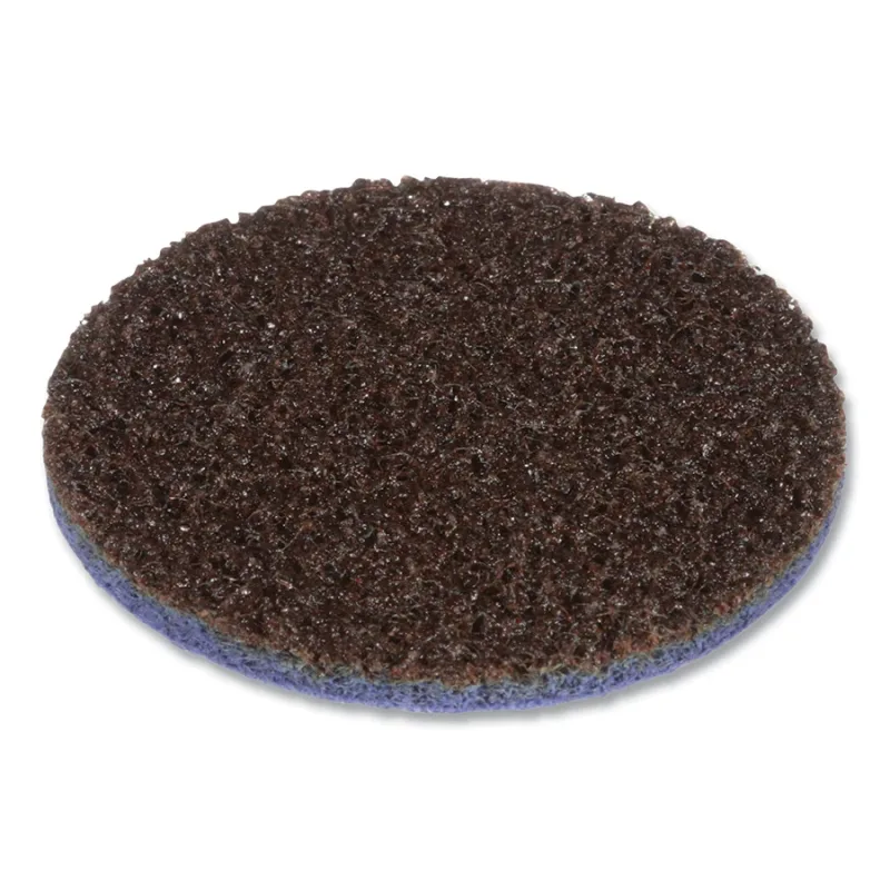 Quick Change Surface Conditioning XD Disc, 2 in dia, Coarse, 30000 RPM, Aluminum Oxide, Brown