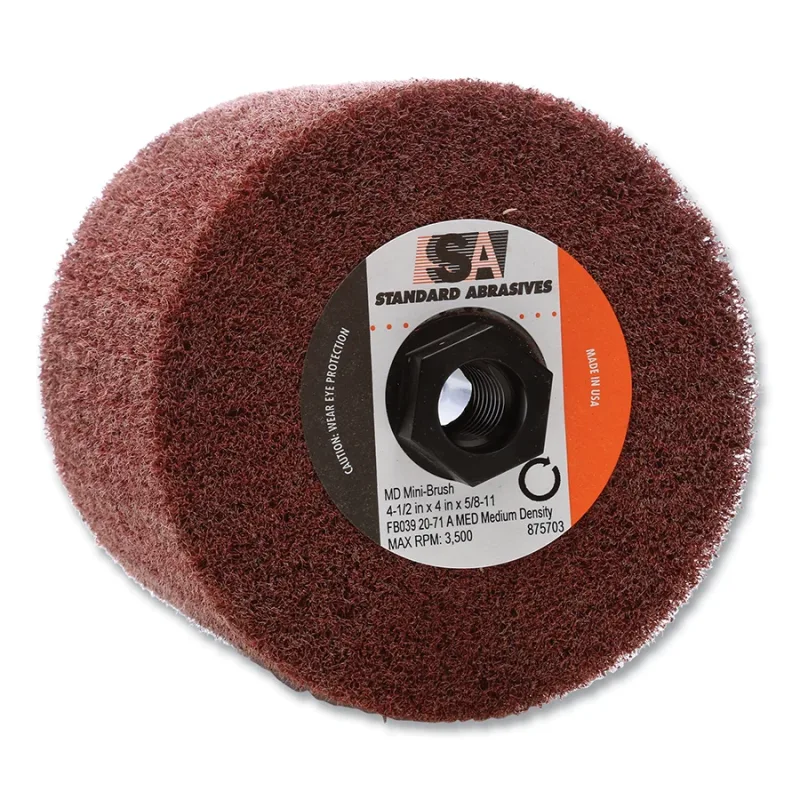 MD Mini-Brush, 4-1/2 in x 4 in x 5/8-11, FB036
