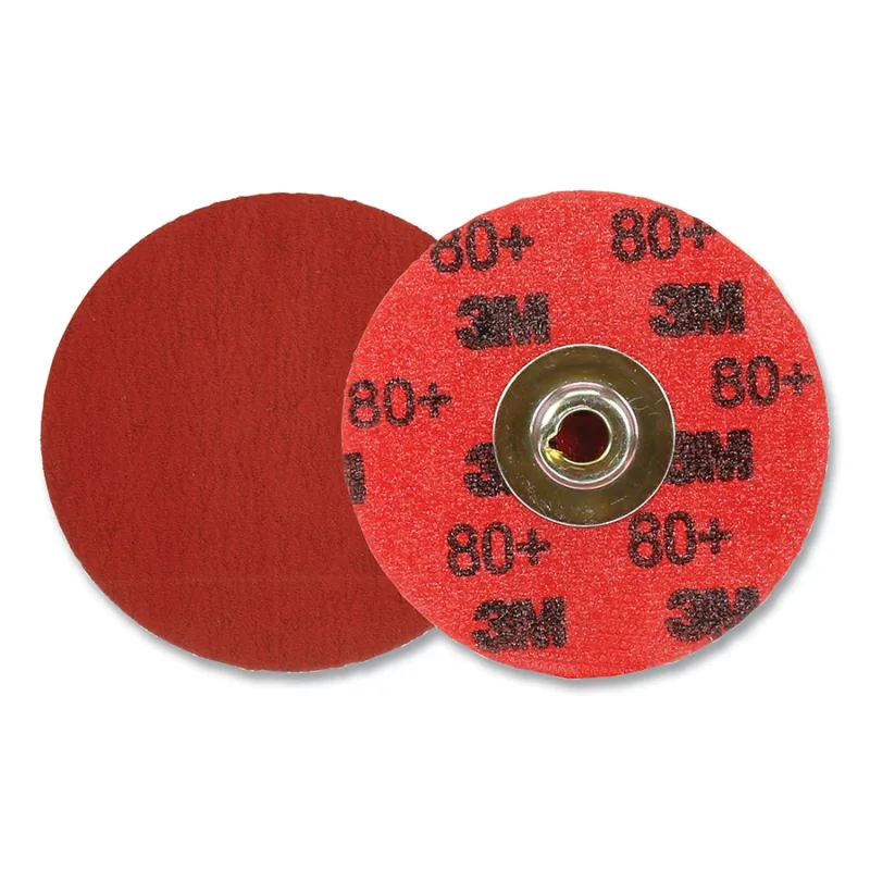 Cubitron™ II Roloc™ Durable Edge Disc 947A, 3 in dia, TSM, RS300VM, 80+, 20000 RPM, Precision-Shaped Ceramic