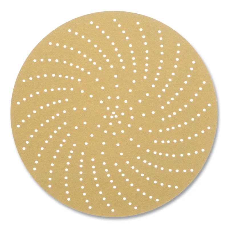 Xtract™ Paper Disc, Aluminum Oxide, 6 in dia, P180 Grit, Hook and Loop