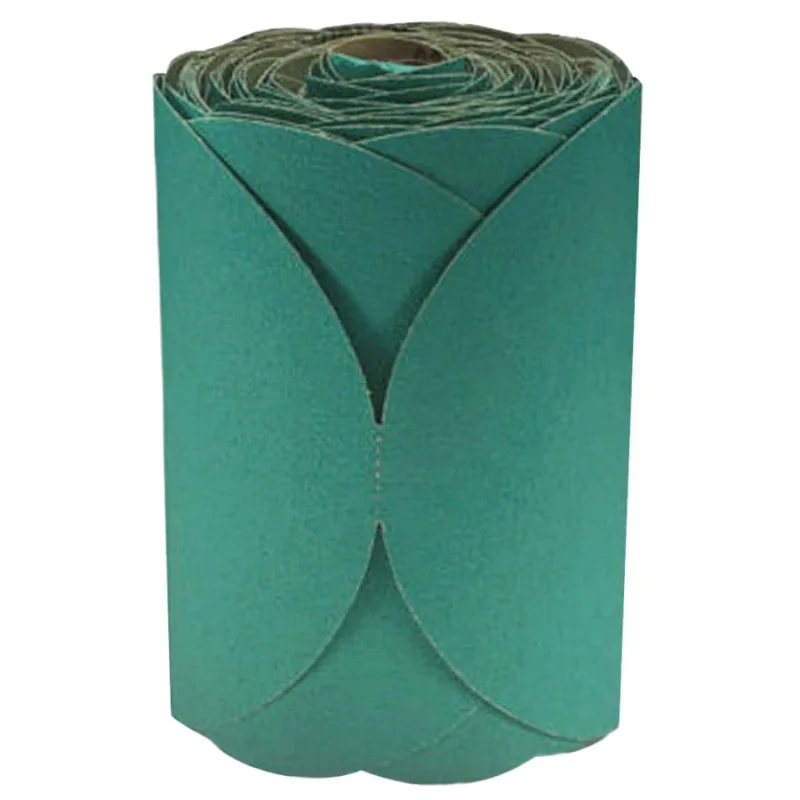 Stikit Disc Rolls 246U, Aluminum Oxide, 6 in Dia., 80 Grit