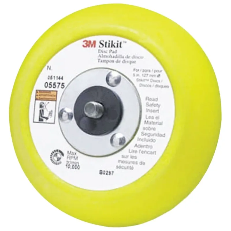 Stikit™ Disc Pad, 5 in dia, 5/16 in-24