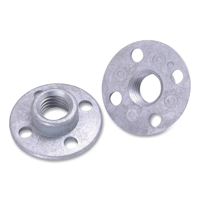 Disc Retainer Nut, 1/2 in L, Silver