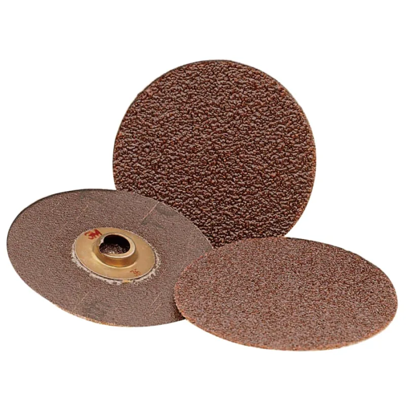 Roloc™ Discs 361F, Aluminum Oxide, 1 in dia, TR, 36 Grit, 30000 RPM