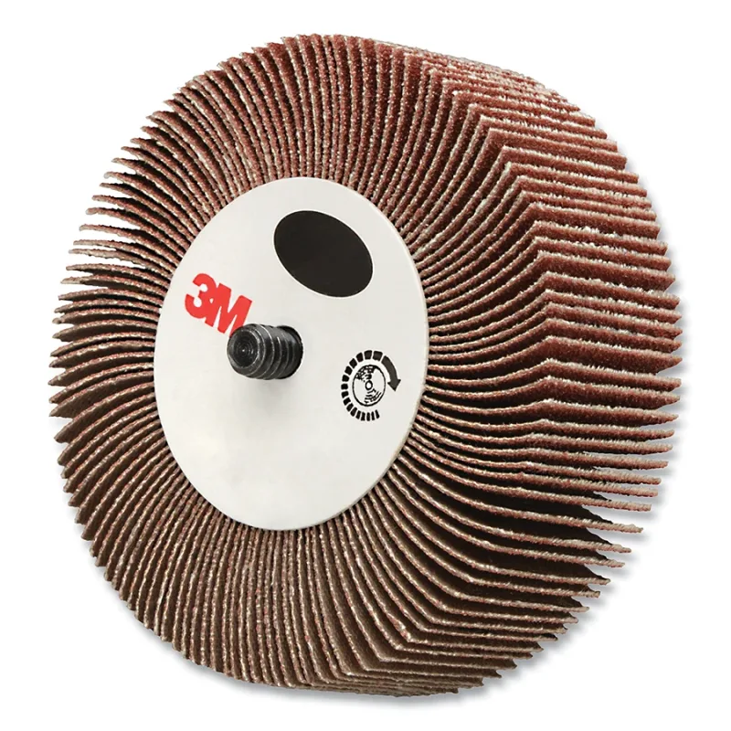 Flap Wheel 244D, 3 in dia, 60 Grit, 20000 RPM