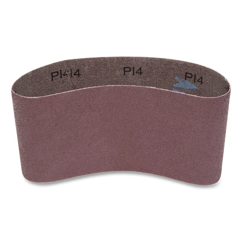 Cloth Belt, 341D, X-Weight, 3-1/2 in W x 15-1/2 in L, 80 Grit, Aluminum Oxide, Film-flex