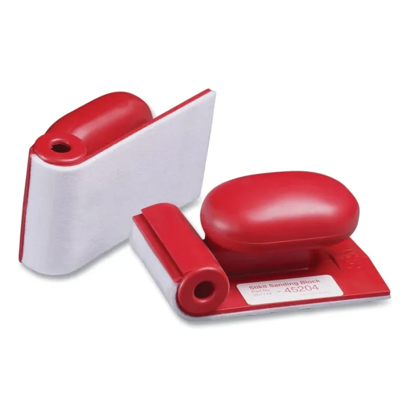 Stikit™ Sanding Block 45204, 3 1/4 in, Red/White