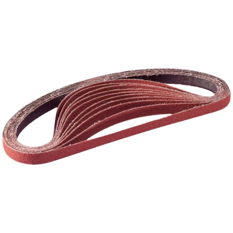 Cloth Belt, 777F, YF-Weight, 1/2 in W x 18 in L, 80 Grit, Ceramic Aluminum Oxide, Fabri-Lok/Single-Flex